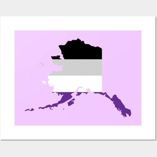 Alaska Asexual Pride Posters and Art